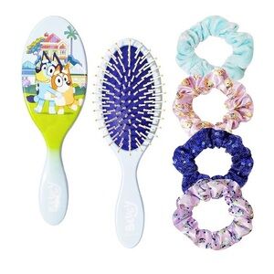 Bluey detangling  Brush and Scrunchie Set - 5pc
